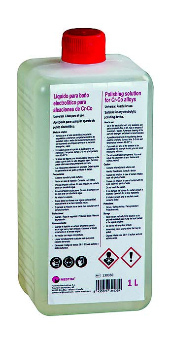 Polierlösung für Cr-Co-Legierungen - 1 L