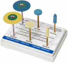 Polierscheiben und Bohrer (2-Stufen-Kit)