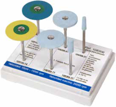 Polierscheiben und Bohrer (3-Stufen-Kit)