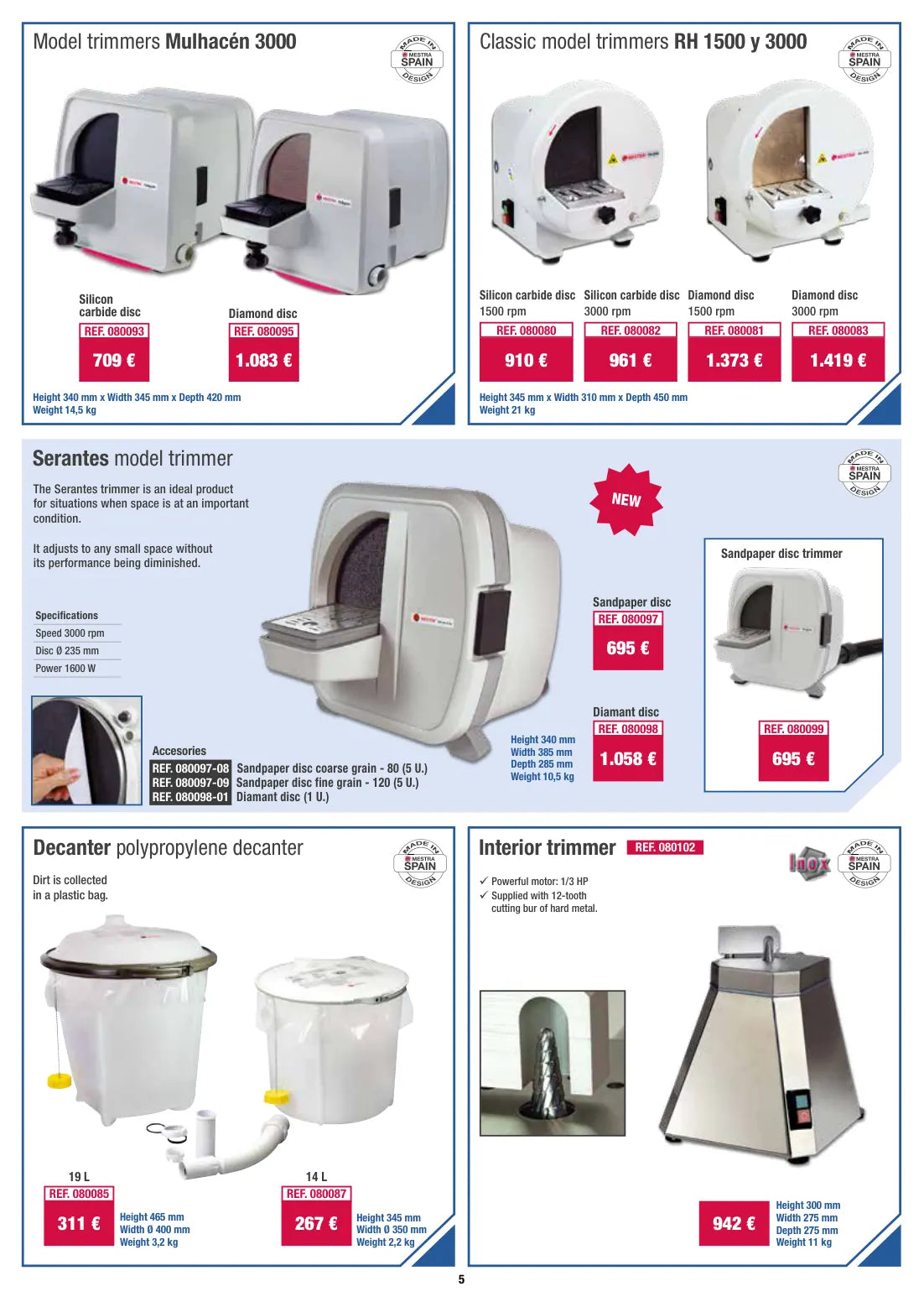 Original-Angebotskatalog Seite 5: Modelltrimmer & Laborgeräte
