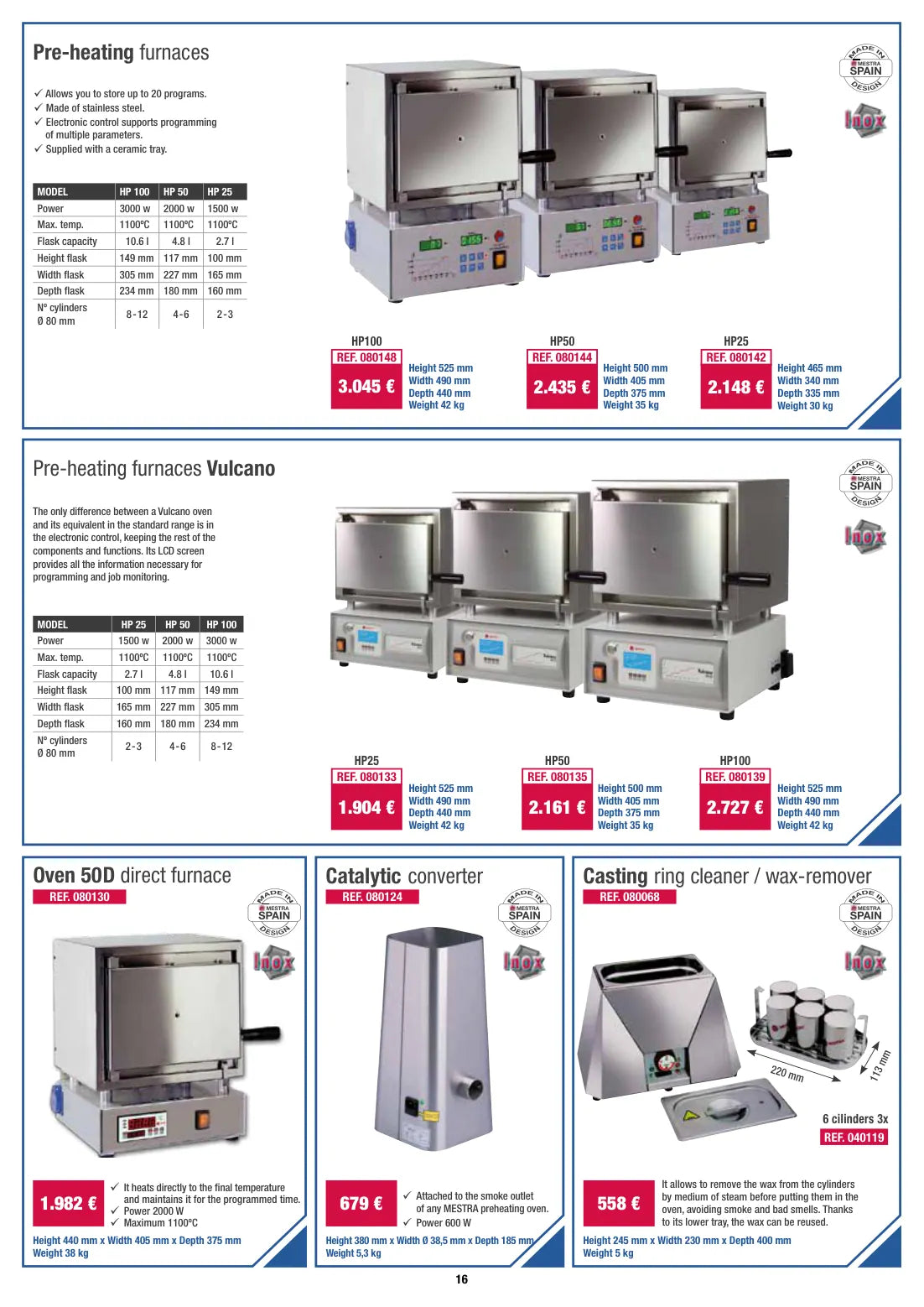 Original-Angebotskatalog Seite 16: Laboröfen & Brenntechnik